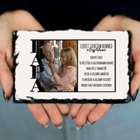 Ezeket szeretem benned a legjobban gránitkép Papáknak