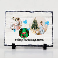 Karácsonyi 3 képes gránitlap