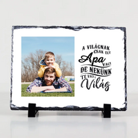 Egyedi fotós apák napi gránitkép