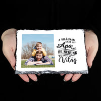 Egyedi fotós apák napi gránitkép