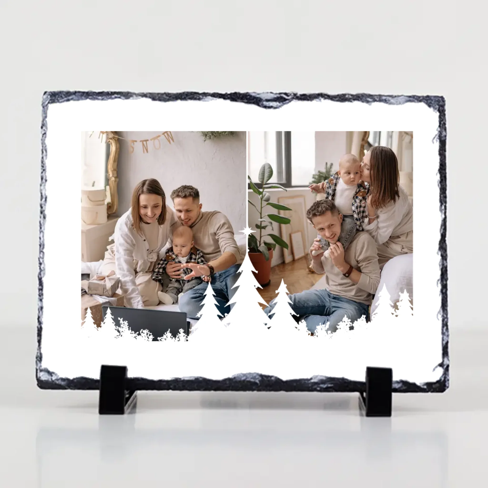 Karácsonyi két képes gránitkép