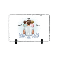 Apák napi ajándék - Szerkeszthető karakteres egyedi gránitlap apáknak