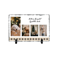 Ajándék gránitkép Kellemes Ünnepeket felirattal