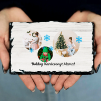 Karácsonyi 3 képes gránitlap