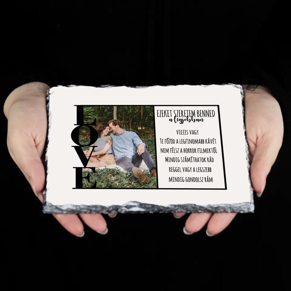 Ezeket szeretem benned a legjobban gránitkép