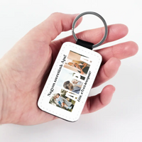 Ajándék Apának - Egyedi képes Apa szeretünk bőrkulcstartó