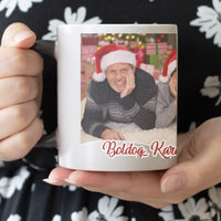 Fényképes karácsonyi ajándék bögre saját fotóval és névvel