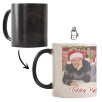 Fényképes karácsonyi ajándék bögre saját fotóval és névvel