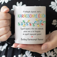 Egyedi bögre kollégáknak – vicces üzenettel, saját névvel