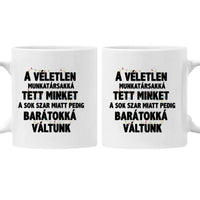 Karácsonyi ajándék bögre munkatársaknak saját névvel