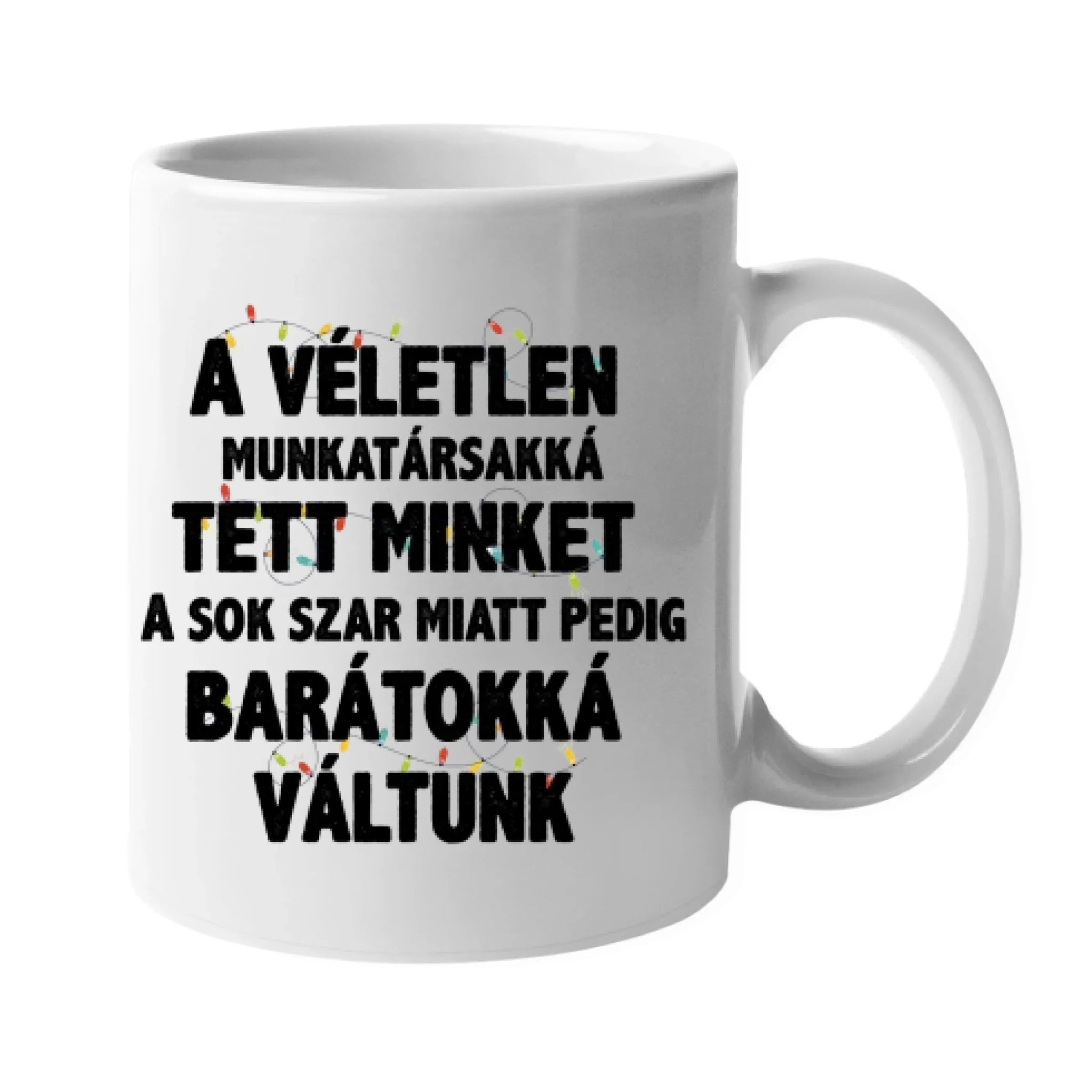 Karácsonyi ajándék bögre munkatársaknak saját névvel