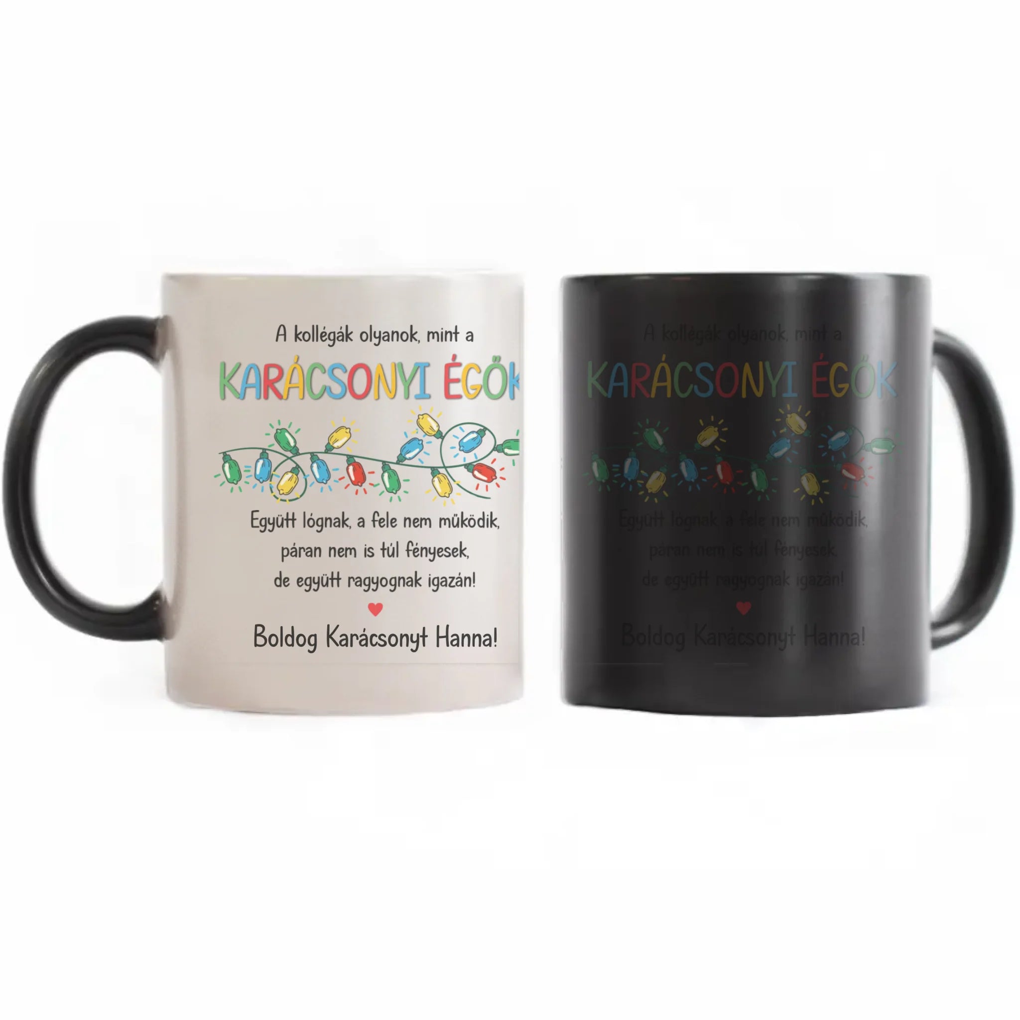 Egyedi bögre kollégáknak – vicces üzenettel, saját névvel