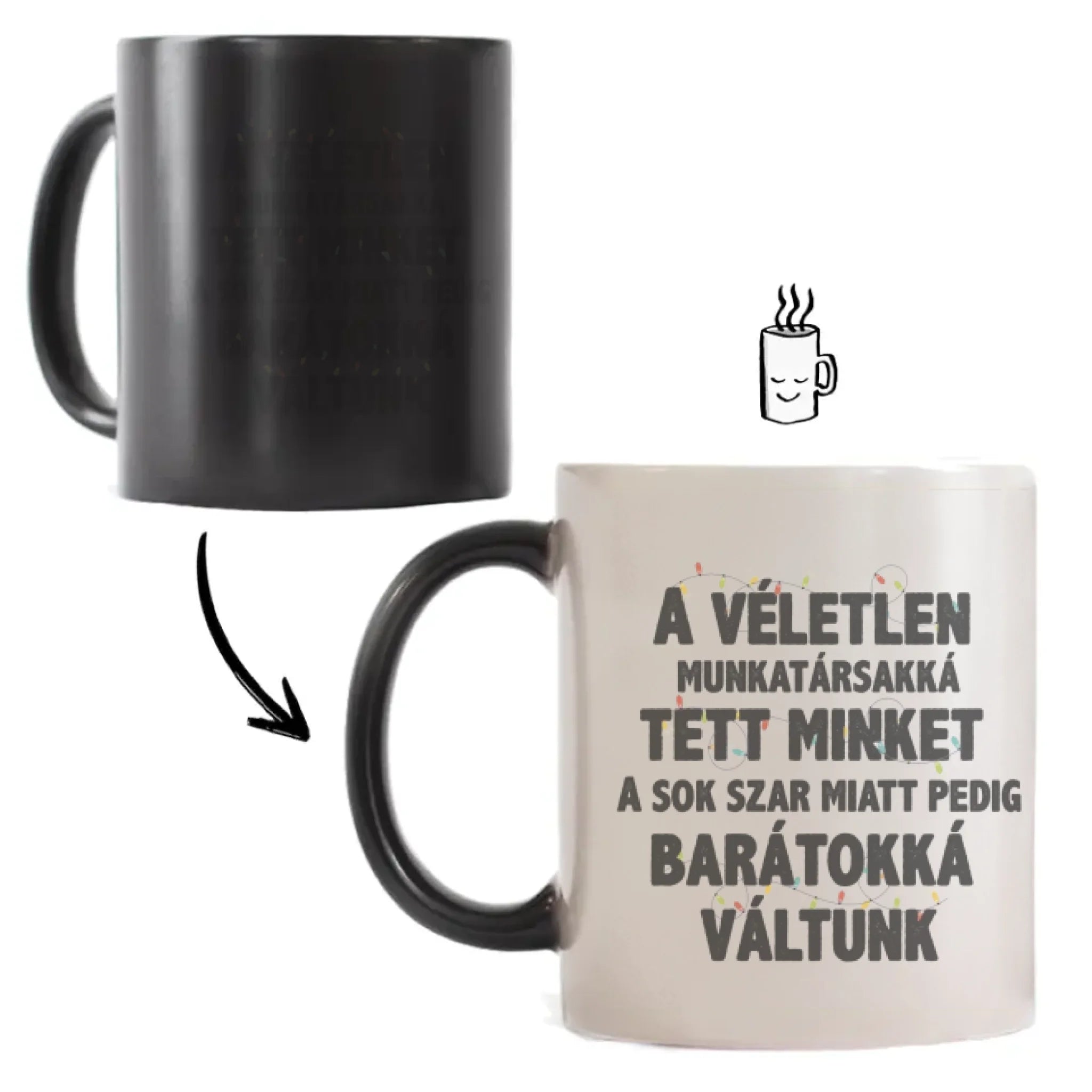 Karácsonyi ajándék bögre munkatársaknak saját névvel