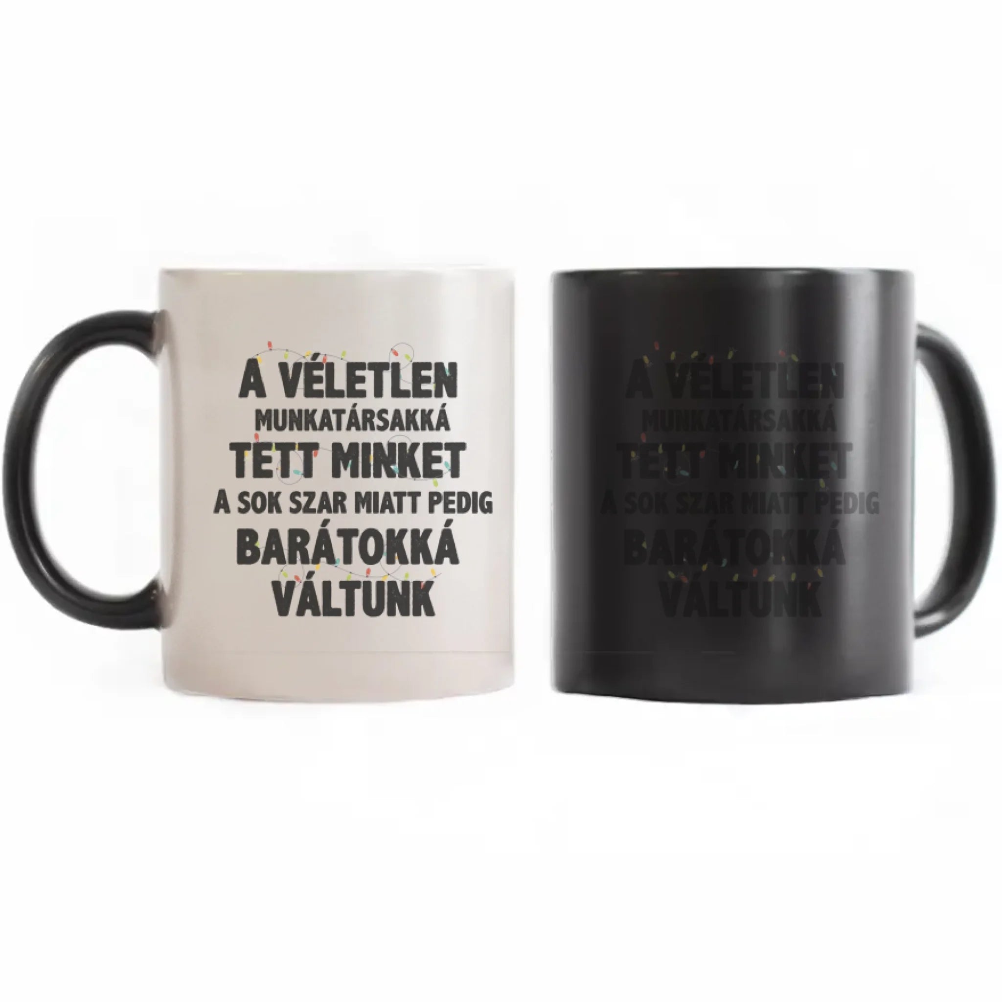 Karácsonyi ajándék bögre munkatársaknak saját névvel