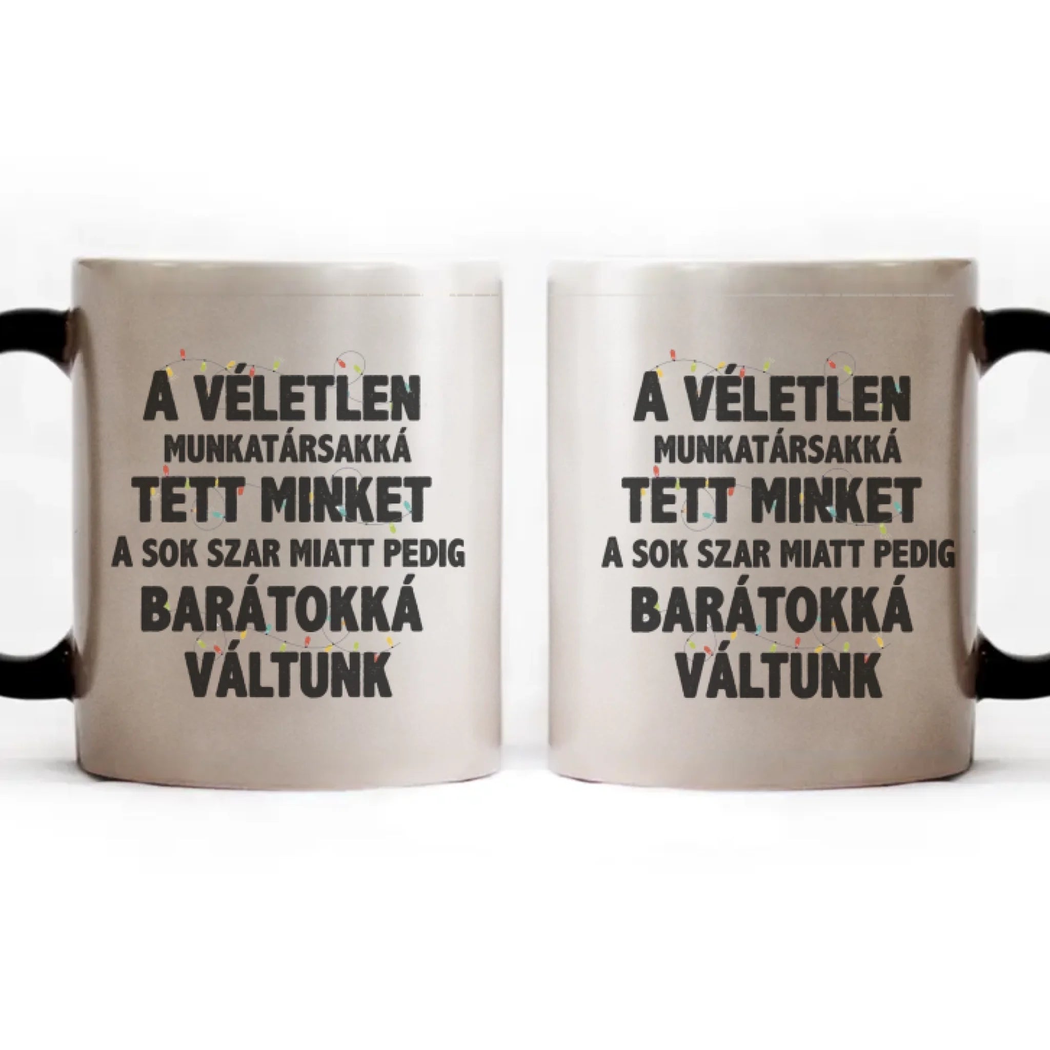 Karácsonyi ajándék bögre munkatársaknak saját névvel