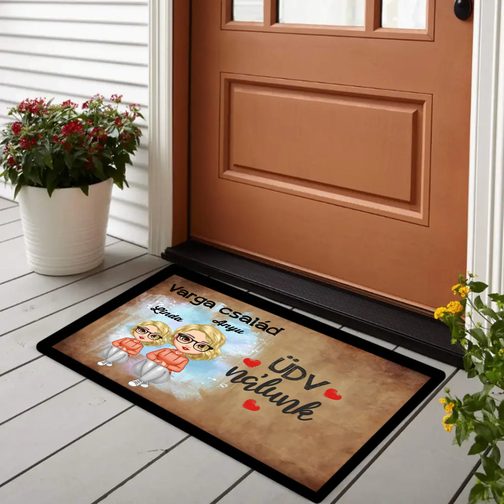 Cukifejű anyás lábtörlő 