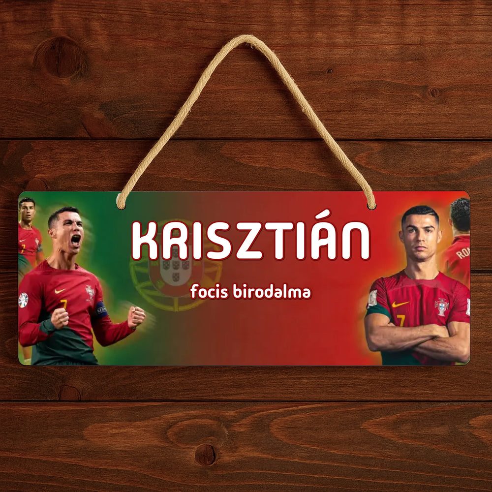 Cristiano Ronaldo focis dísztábla