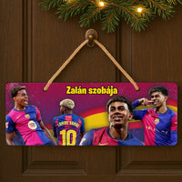 Lamine Yamal focis dísztábla