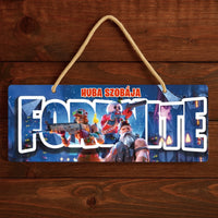 Fortnite figurás karácsonyi dísztábla - ajándék gyerekeknek