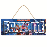 Fortnite figurás karácsonyi dísztábla - ajándék gyerekeknek