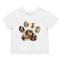 Egyedi fényképes kutyás gyerek póló