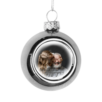 Legeslegjobb nagypapa fotós ezüst gömbdísz