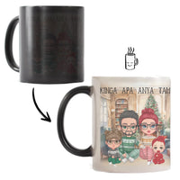 Karácsonyi cuki családos bögre