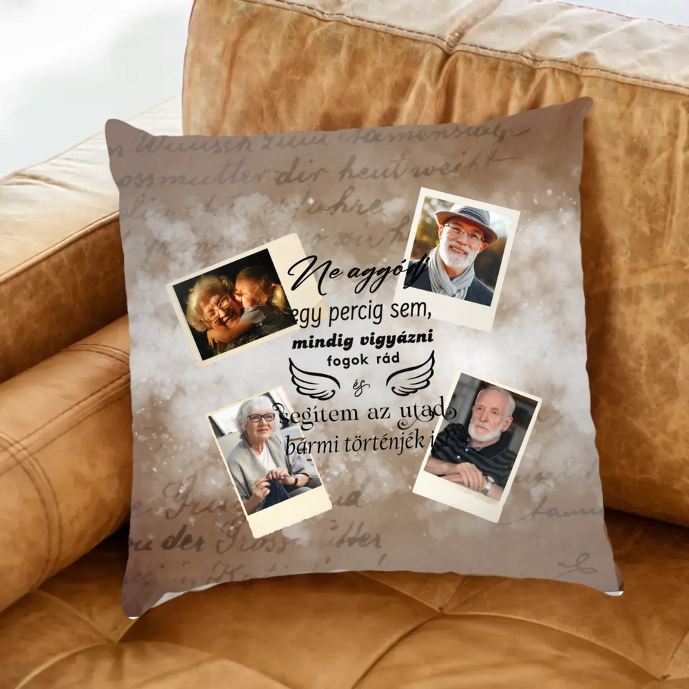 Ne aggódj Fullprint párna saját fényképekkel 
