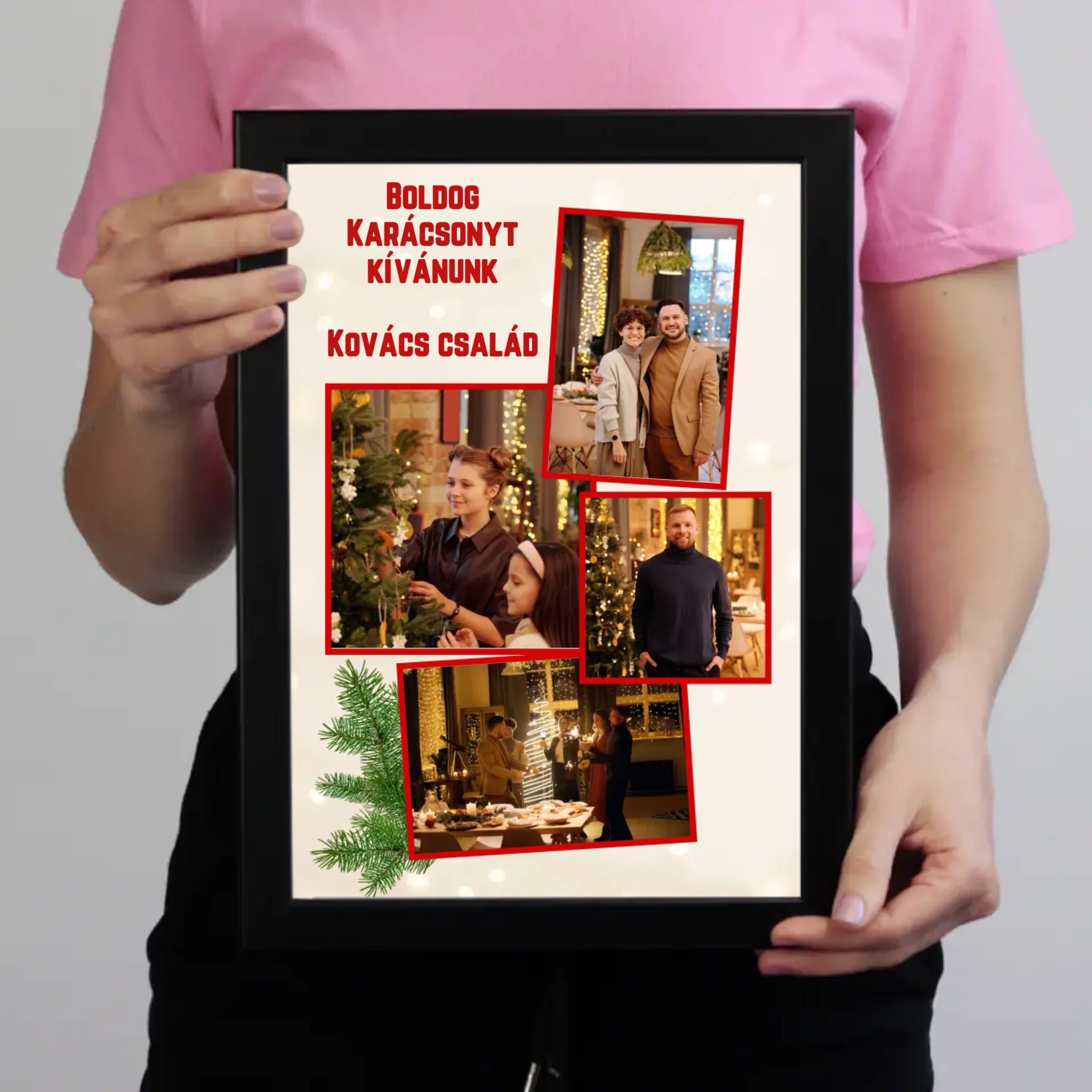 4 képes karácsonyi falikép