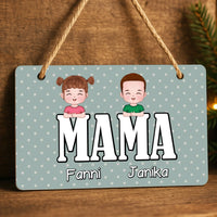Szerkeszthető karakteres egyedi ajándék falidísz Nagymamáknak
