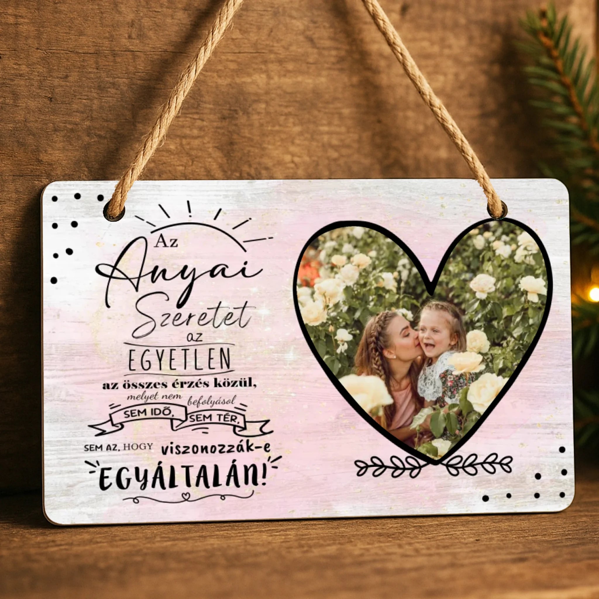 Anyai szeretet dísztábla