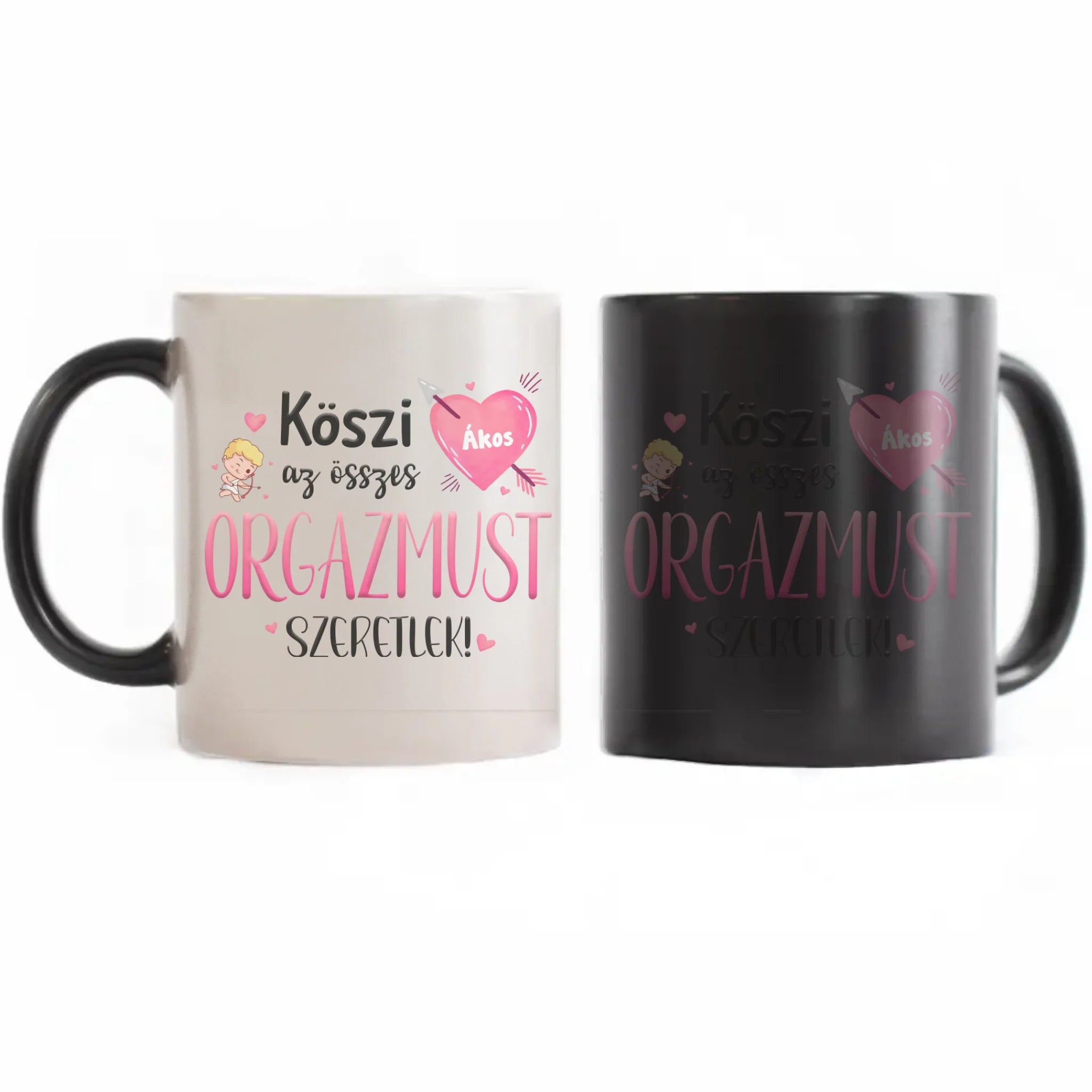 Köszi az összes orgazmust - Valentin napi bögre saját névvel