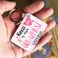 Köszi az összes orgazmust - Valentin napi kulcstartó saját névvel