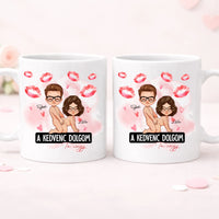 A kedvenc dolgom Te vagy - szerkeszthető karakteres egyedi neves bögre pároknak