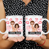 A kedvenc dolgom Te vagy - szerkeszthető karakteres egyedi neves bögre pároknak