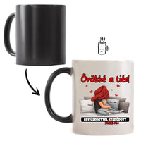 Örökké a tiéd - Valentin-napi bögre szerkeszthető felirattal