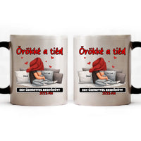 Örökké a tiéd - Valentin-napi bögre szerkeszthető felirattal