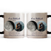 A Mi Holdunk - egyedi képes bögre szerkeszthető felirattal