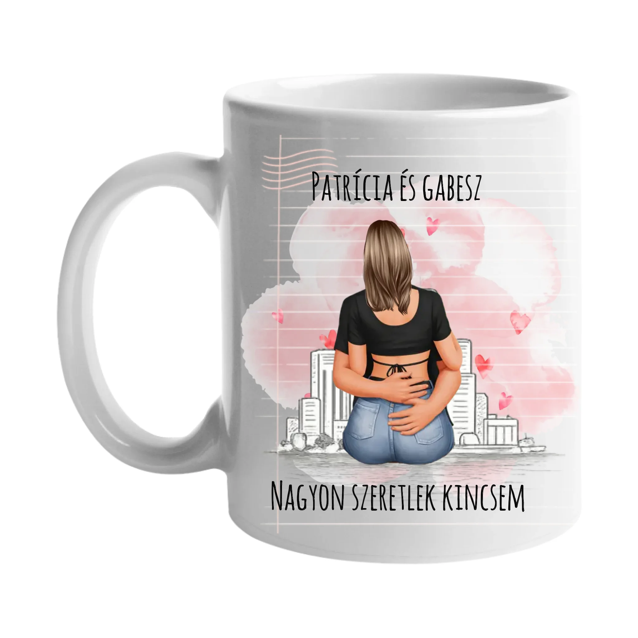 Túl szexi vagy - szerkeszthető karakteres bögre felirattal