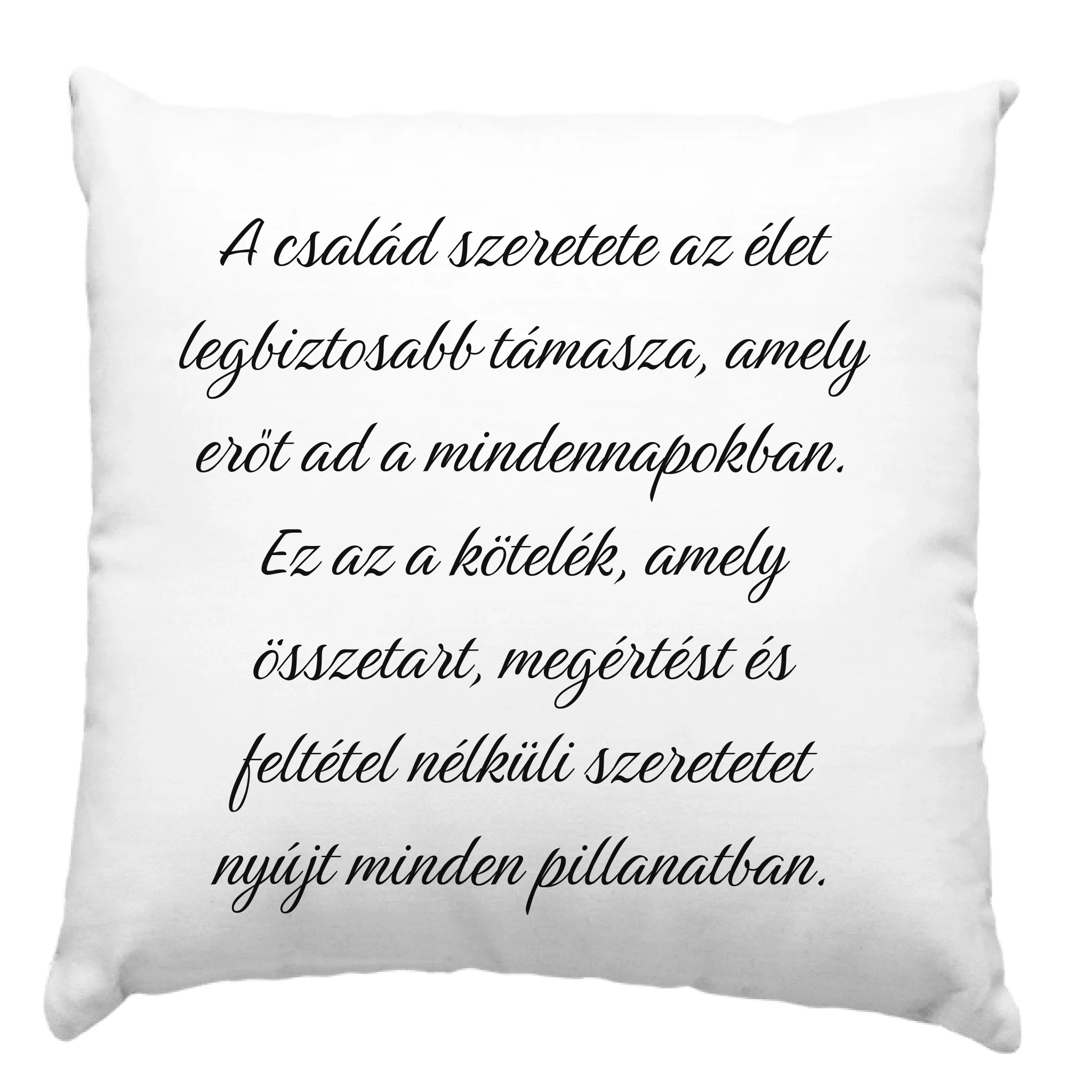 Feliratos párna - idézetekkel és egyedileg szerkeszthető felirattal