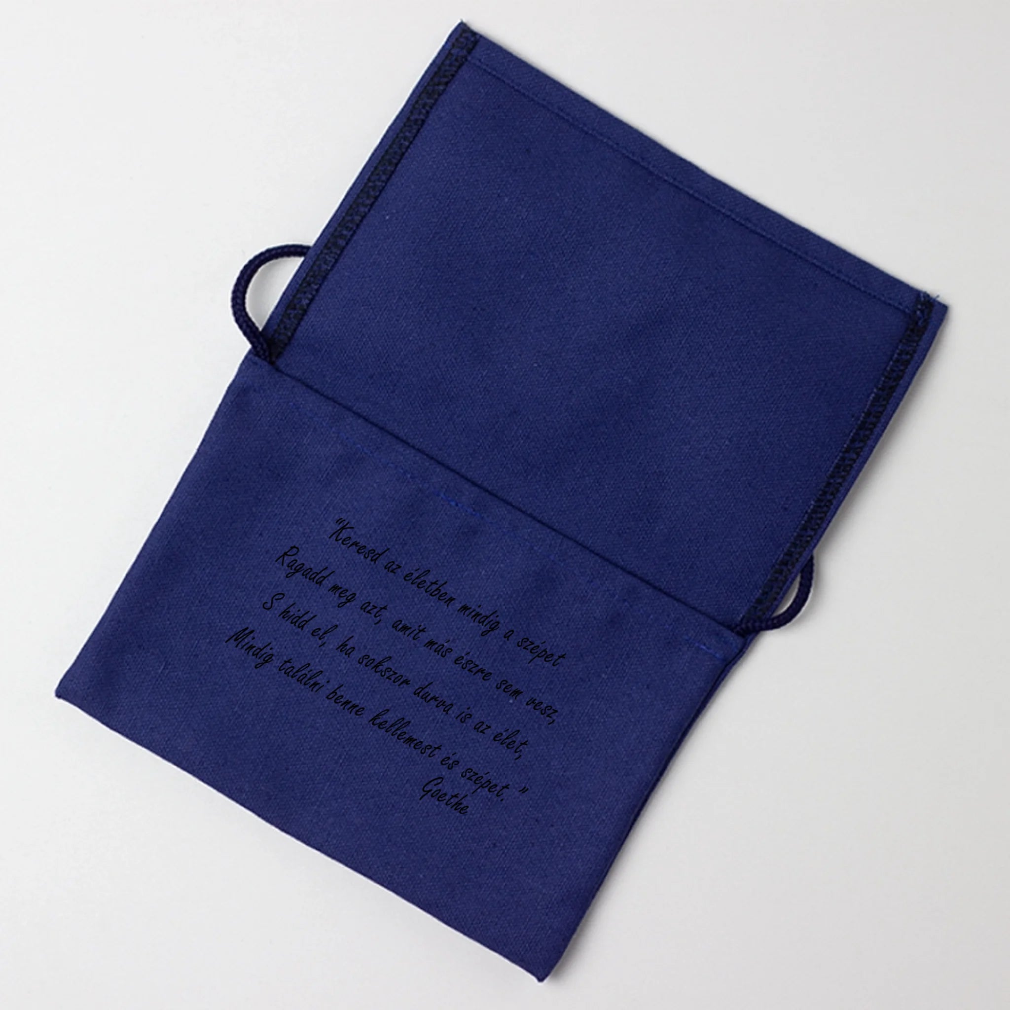 Ballagási emlék tarisznya szerkeszthető mintával