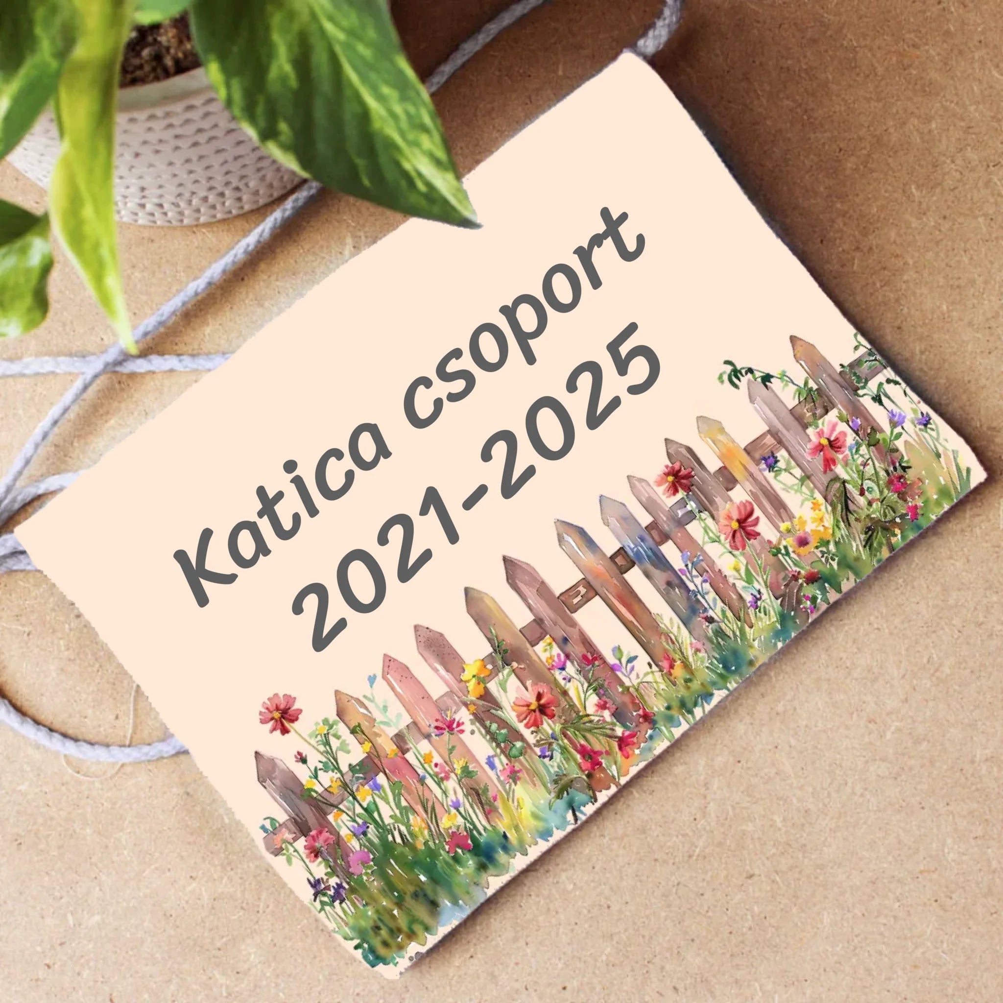 	 Telinyomatos ballagási tarisznya egyedi felirattal és szerkeszthető jellel