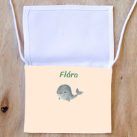 	 Telinyomatos ballagási tarisznya egyedi felirattal és szerkeszthető jellel