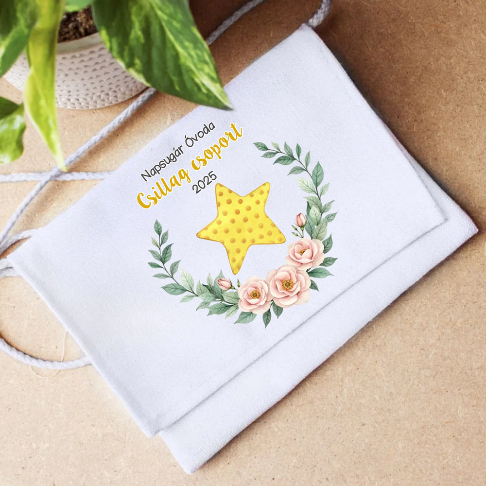 Ballagási tarisznya ovisoknak - személyre szabható mintával