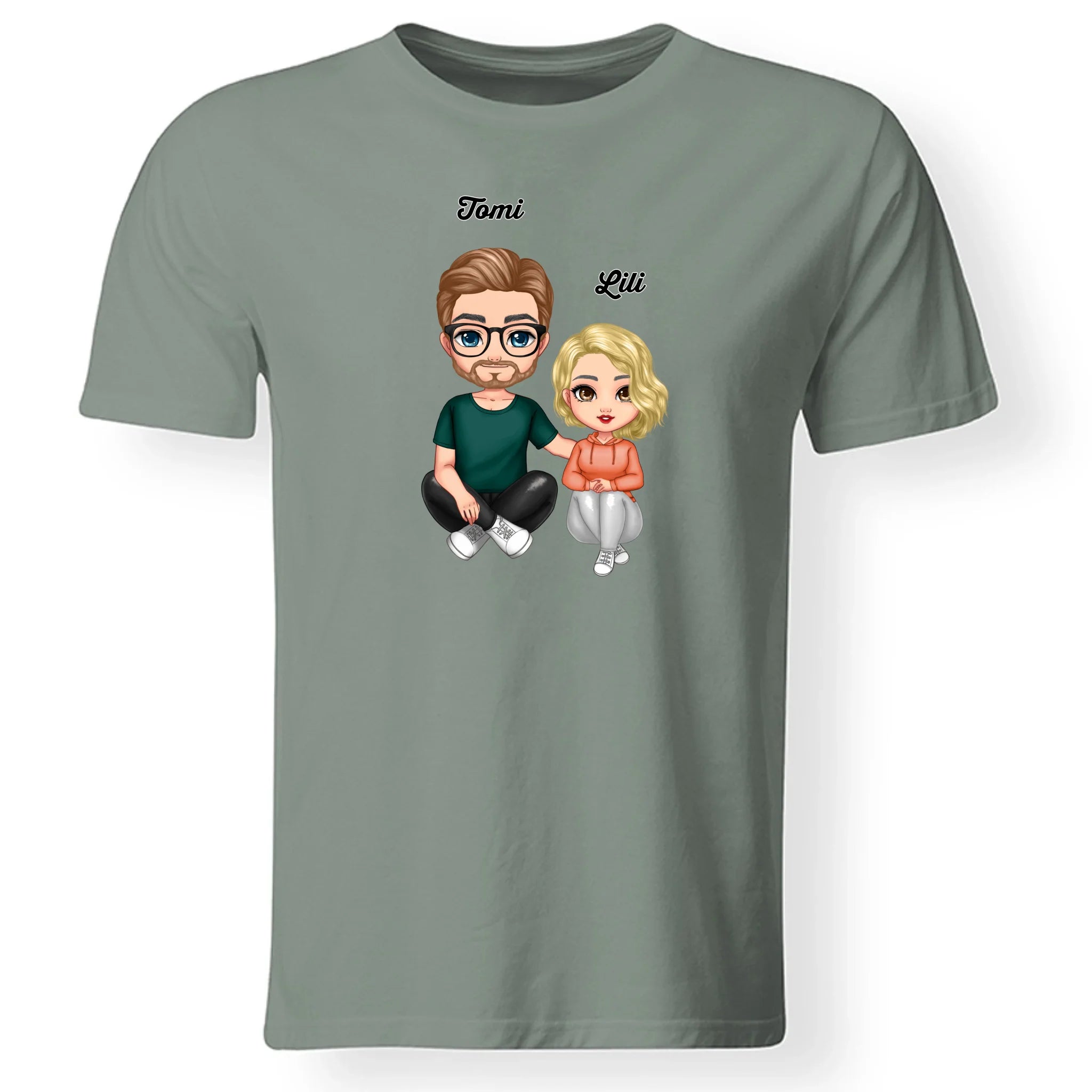 Cukifejű karakteres apa-fia póló