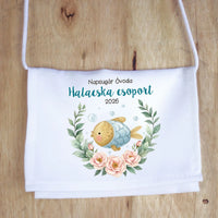 Ballagási tarisznya ovisoknak - Kék halacska csoport