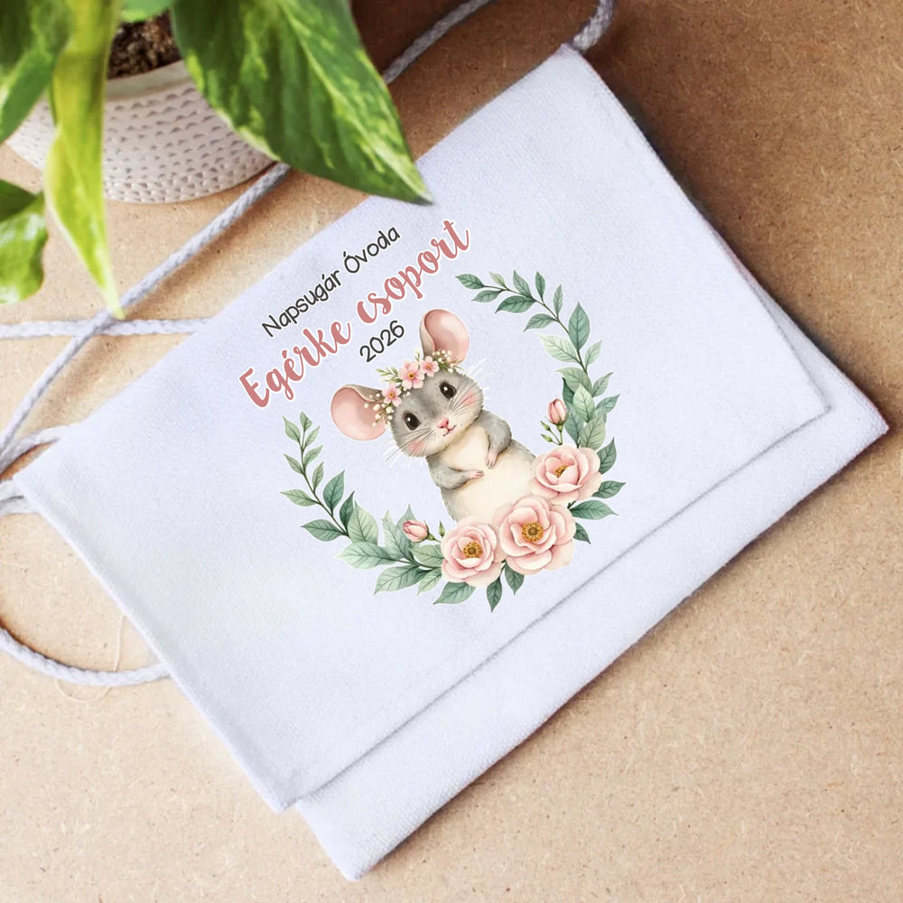 Ballagási tarisznya ovisoknak - Egérke csoport