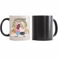 4 fényképes fotókollázs bögre - egyedi ajándék nagymamáknak