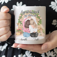 4 fényképes fotókollázs bögre - egyedi ajándék nagymamáknak