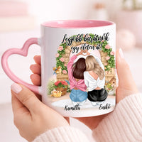 Személyre szabható legjobb barátnők ajándék bögre